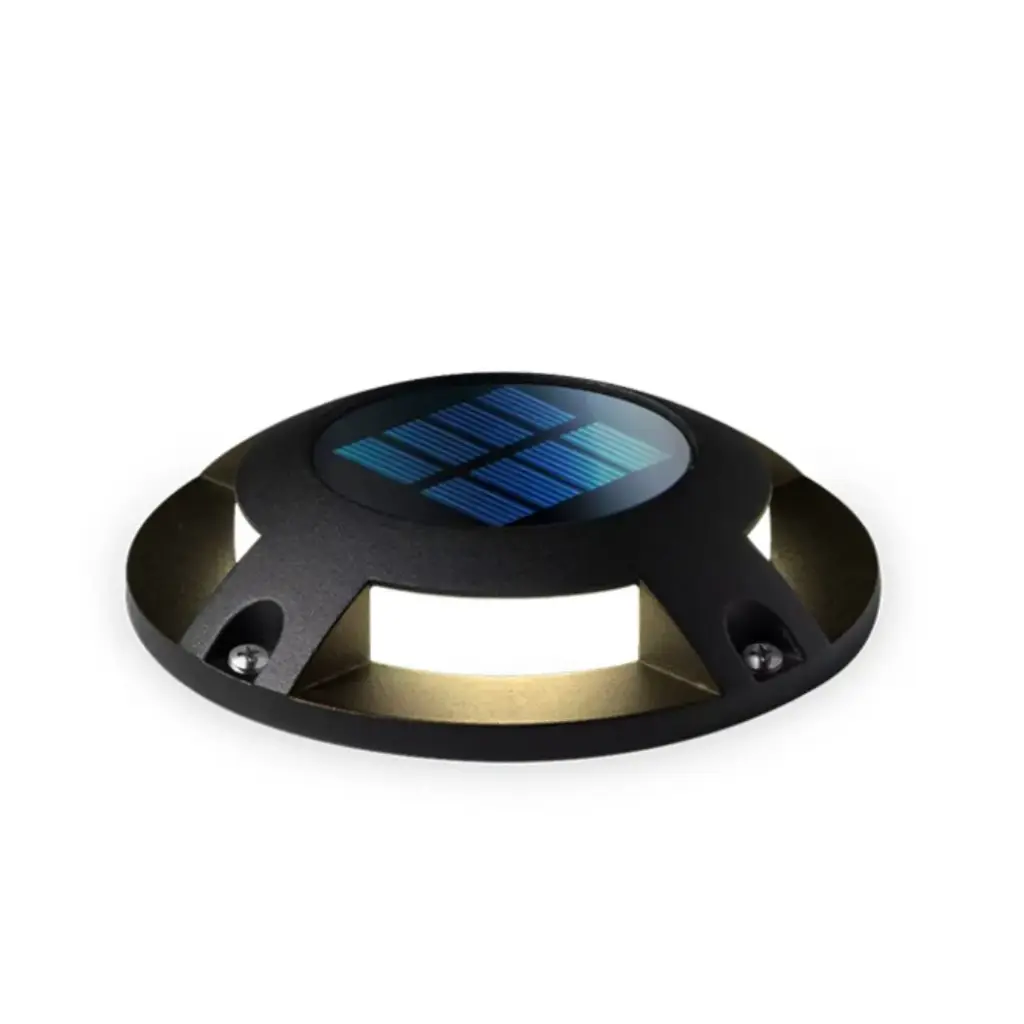 APLIQUE SOLAR 5W P/PISO 3000K NGR