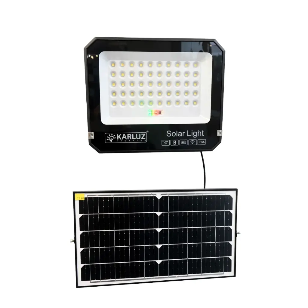 [14-125] REFLECTOR LED SOLAR 200W BCO + PANEL
