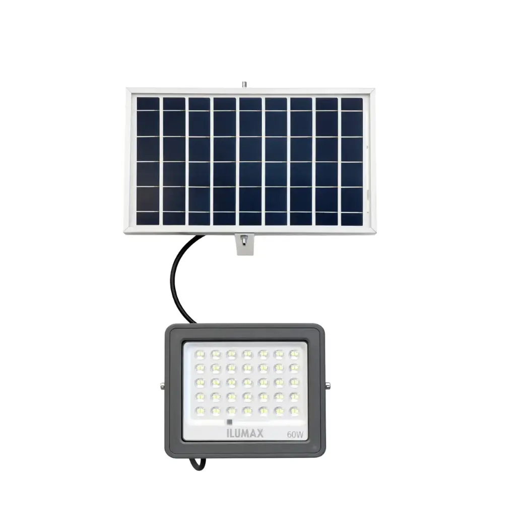 [14-807] REFLECTOR LED SOLAR 60W BCO + PANEL